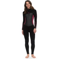 Womens Syncro Plus 4/3mm Chest Zip LFS Wetsuit BLACK ERJW103030